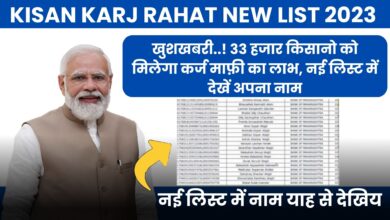 Kisan Karj Rahat New List 2023